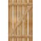 Ekena Millwork Spaced Board-n-Batten Shutters w/Z-Bar, Rough Sawn Western Red Cedar, 28 7/8W x 48H, PR RBS06Z29X048RWR - alternate 4